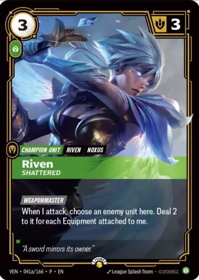 Riven Shattered VEN-041a Promotional Cards Riftbound card
